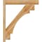 Ekena Millwork Merced Block Rough Sawn Outlooker, Western Red Cedar, 6"W x 34"D x 40"H OUT06X34X40MRC05RWR - alternate 4